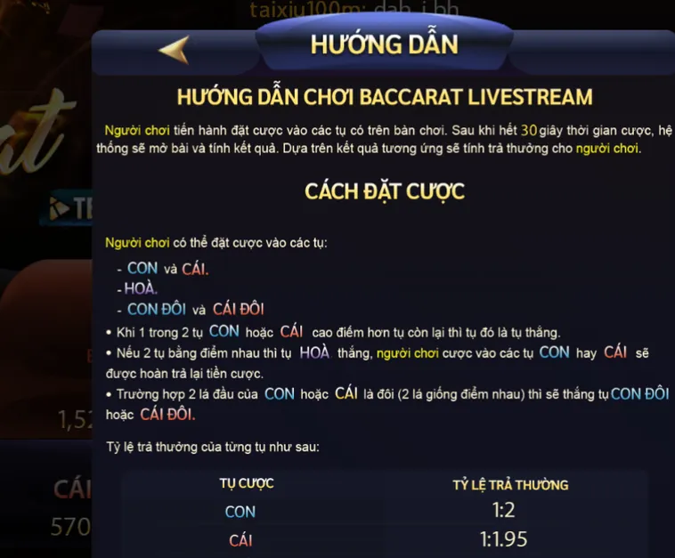 Baccarat Livestream Tại SunWin Sân Chơi Bài Cào Quốc Tế Đẳng Cấp Siêu Hot
