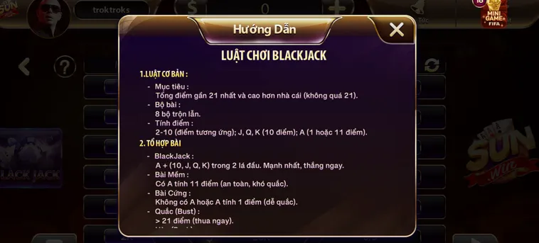 Black Jack Tại SunWin Trải Nghiệm Đấu Trí Đẳng Cấp Với Tỷ Lệ Thắng Khủng