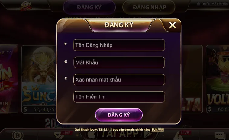Đăng Ký SunWin Nhanh Chóng Mở Ra Cơ Hội Chinh Phục Những Phần Thưởng Khổng Lồ