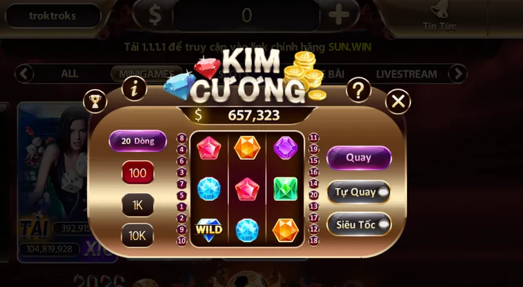 Minigame Kim Cương Tại SunWin Sân Chơi Đỉnh Cao Dành Cho Các Cao Thủ Săn Hũ