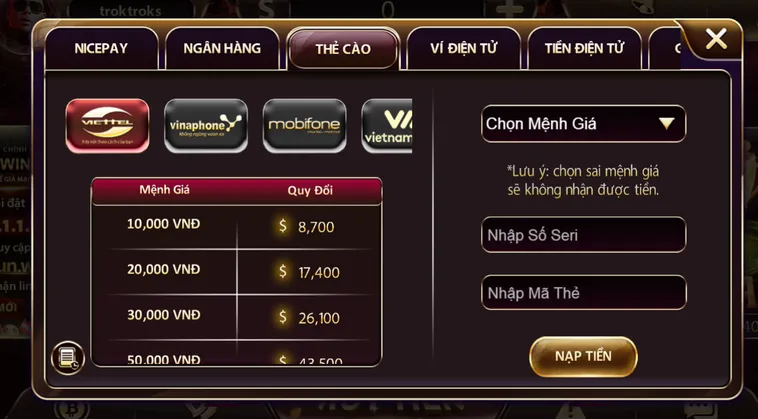 Nạp Tiền SunWin Phương Thức Thanh Toán An Toàn Siêu Tốc Cho Mọi Game Thủ