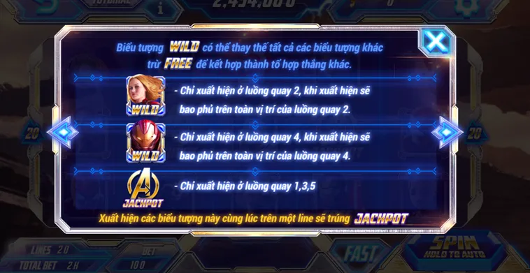 Nổ Hũ Avengers Tại SunWin Đấu Trường Siêu Anh Hùng Đẳng Cấp Cho Game Thủ