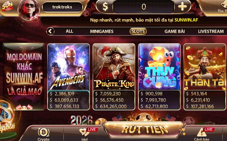 Nổ Hũ SunWin Thiên Đường Săn Jackpot Đẳng Cấp Cho Mọi Game Thủ Chuyên Nghiệp