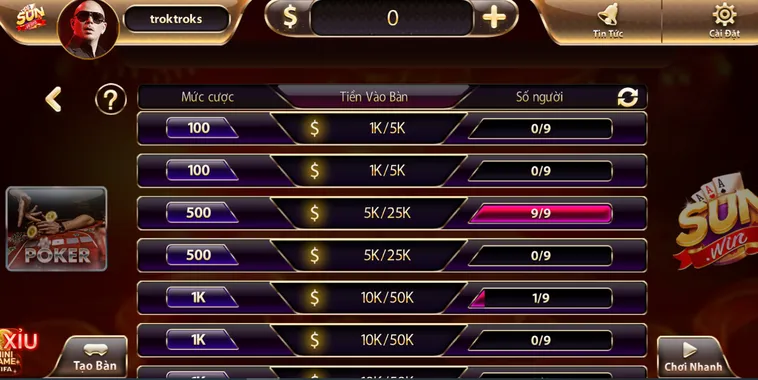 Minigame Mini Poker Tại SunWin Sân Chơi Đỉnh Cao Dành Cho Các Cao Thủ Đánh Bài