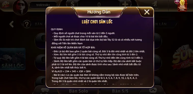 Trải Nghiệm Đỉnh Cao Sâm Lốc Tại SunWin Sảnh Bài Sang Trọng Đẳng Cấp