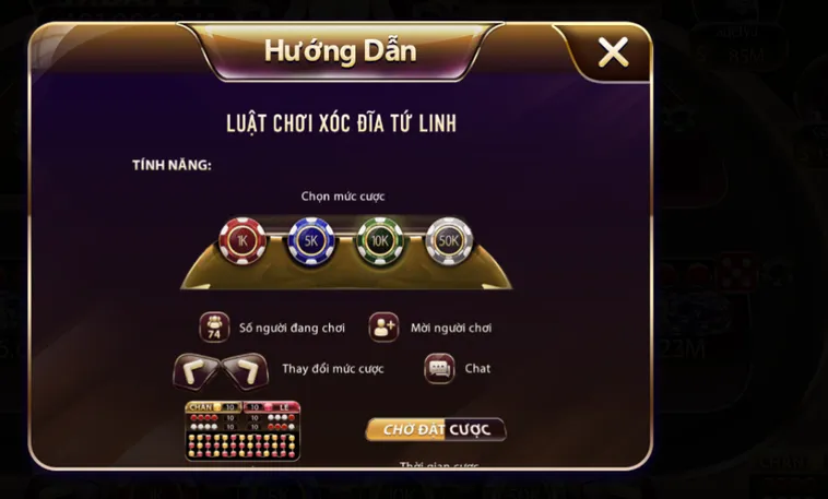 Khám Phá Thế Giới Minigame Xóc Đĩa Tứ Linh Tại SunWin Đẳng Cấp
